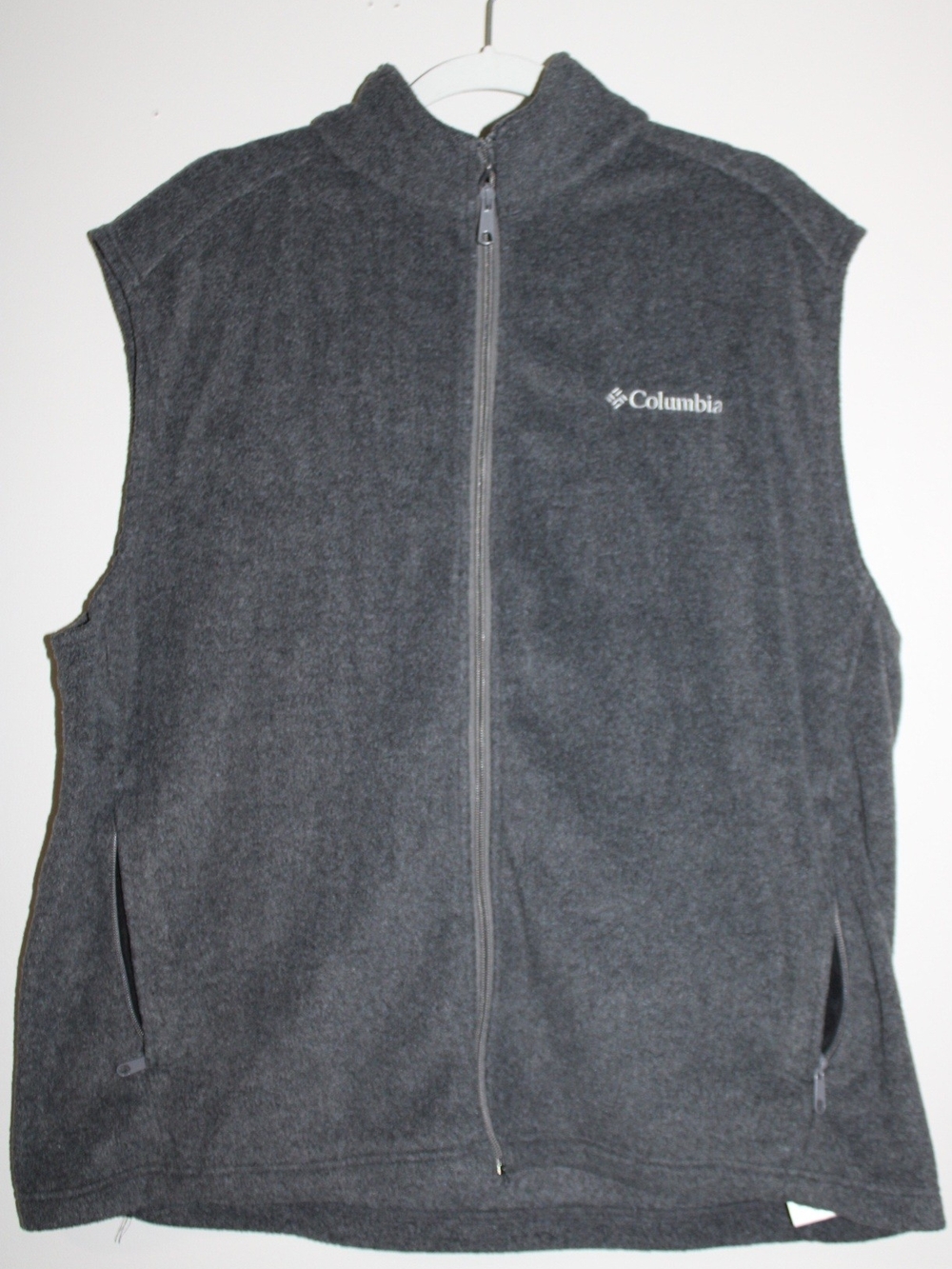 Columbia Men’s Dark Gray Fleece Vest XL